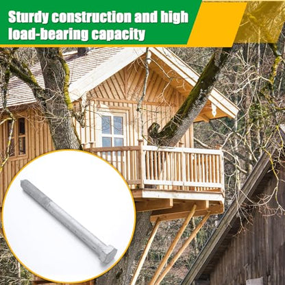 1 Pc Treehouse Lag Bolt Hot Dip Galvanized Hex Head Lag Screws for Treehouse Brackets Hardware Deck Construction Wood Framing Heavy Duty (1.25 x 15 Inch) - size: 1.25 x 15 inch