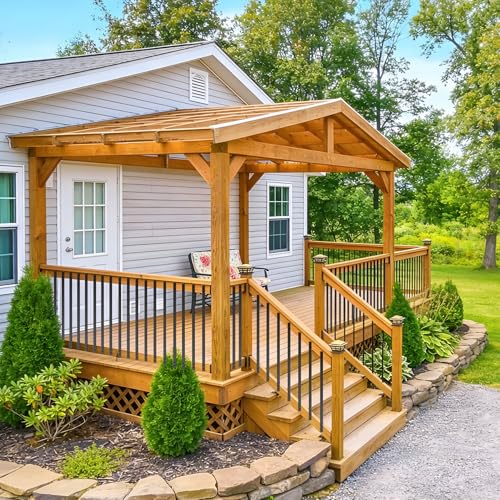 Akenow 61 Pack 36" X1 Deck Balusters,Flat Straight Baluster with Screws - size: 36Inch