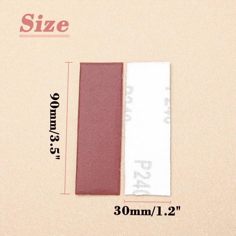 100Pcs Micro Detail Sander Paper Kit, 3.5x1.2 Inch, 240 Grit - style: 240 Grit