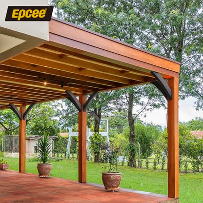 Heavy Duty 45 Degree Angle Support Bracket 2"×4" (Actual: 1.5"×3.2") Wood Beam Support Hardware Degree Post Bracket for Gazebos Pagola Porches 2Pcs - size: 2"×4"