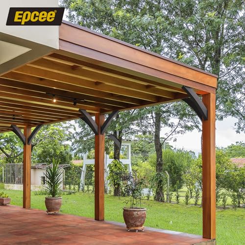 Heavy Duty 45 Degree Angle Support Bracket 2"×4" (Actual: 1.5"×3.2") Wood Beam Support Hardware Degree Post Bracket for Gazebos Pagola Porches 8Pcs - size: 2"×4"