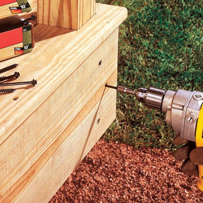 FastenMaster TimberLok No. 10 X 10 in. L Hex Epoxy Coarse Wood Screws 250 pk - size: 10 inches
