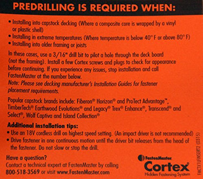 FastenMaster Cortex Hidden Fasteners -Trex Transcend - Gravel Path - 100 Lin.ft