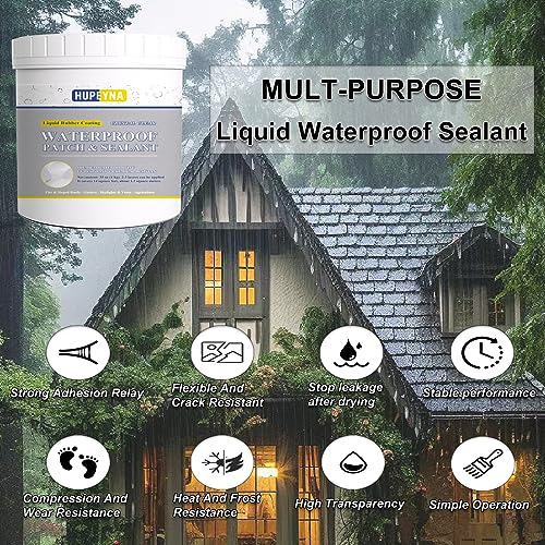 Hupeyna Liquid Waterproof Sealant, Invisible Waterproof Agent 35oz