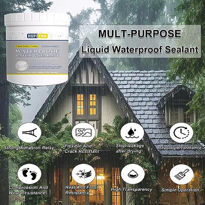 Hupeyna Liquid Waterproof Sealant, Invisible Waterproof Agent 35oz