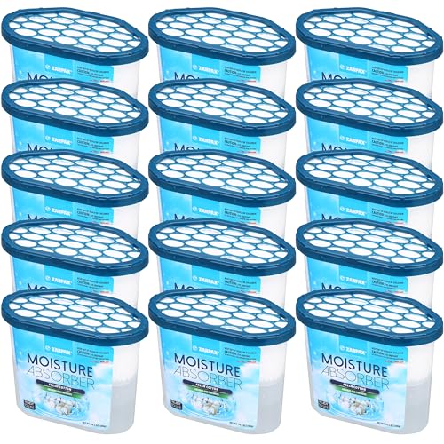 ZARPAX Moisture Absorber Fresh Cotton 10.5 oz - Set of 15 - size: 10.5 Ounce (Pack of 15), style: Fresh Cotton