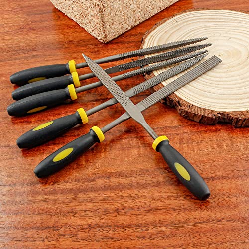 Bivethoi Metal Files Set of 6, Carbon Steel Rasp - style: Set of 6