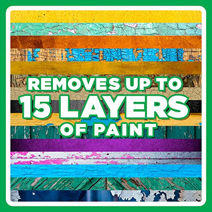 Smart Strip Advanced Paint Remover - for Removal of Acrylic, Latex, Oil, & Water-Based Coatings - Non-Caustic Formula - Indoor/Outdoor - Contractor & DIY Friendly - 1 Gallon - size: GALLON - BUCKET