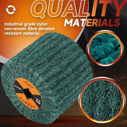 Surface Conditioning Tool 180 Grit Abrasive Drawing Polishing Drum - style: 180 grit