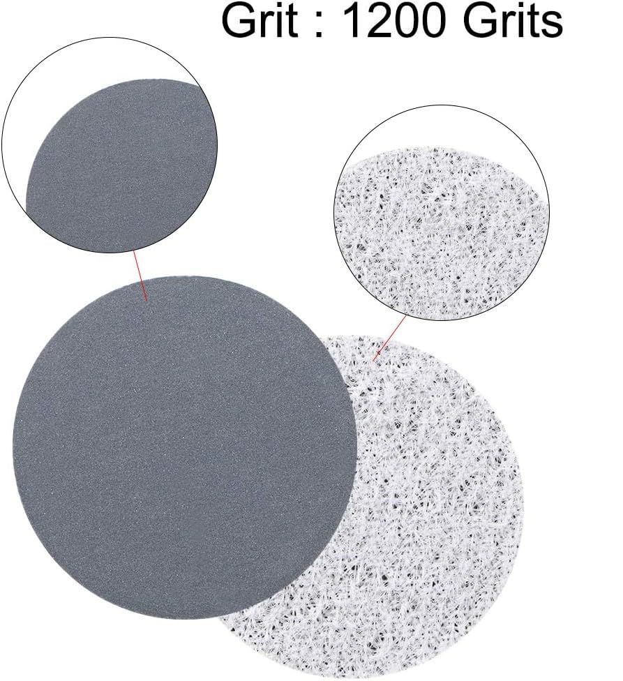 1-Inch Wet or Dry Sandpaper Sanding Paper disc Sanding Discs 1200 Grit 100 Pcs - size: 100Pcs 1-inch 1200 Grit