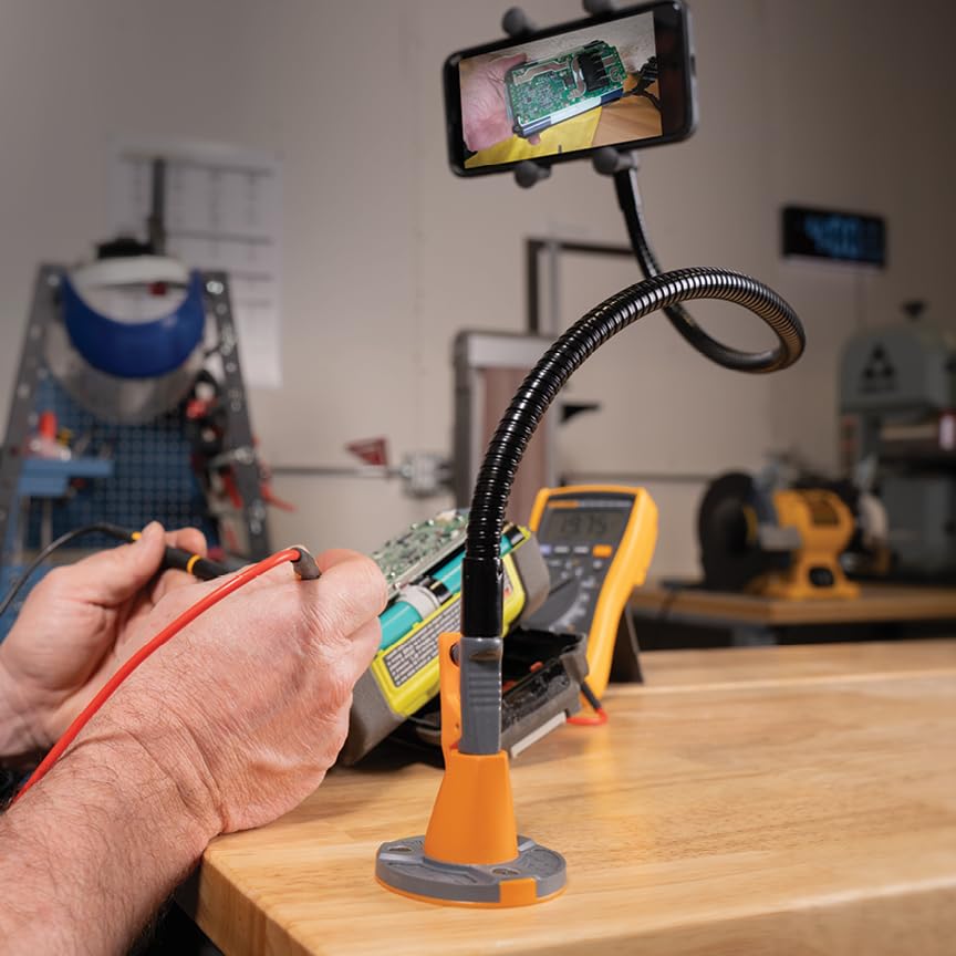 Work IQ Tools IQ Connect Bench Mount | Screw-Down Port for IQ Connect Accessory System | Reversible Design, Surface Mount and Flush Mount Options - style: Bench Mount