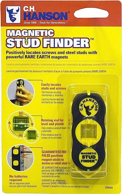 SNUNGPHIR CH Hanson 03040 Magnetic Stud Finder, 1 Pack