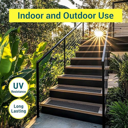 Anti Slip Tape 5" x 35' - Waterproof Grip Tape for Indoor/Outdoor - size: 5" X 35'