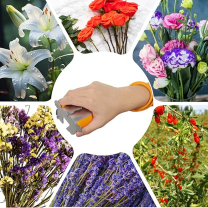 Rose Thorn Stripper Tool, Handheld Thorn Remover & Stem Cleaner