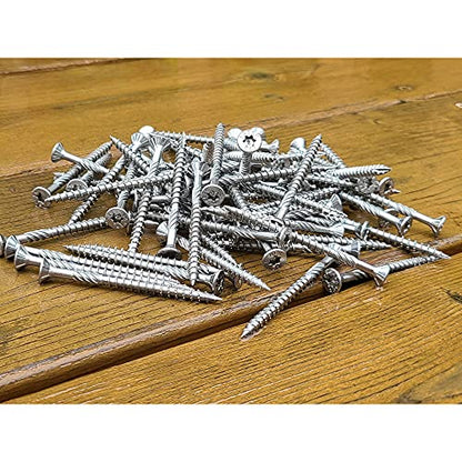 Star Drive Floorboard Screws with Wings, 1lb Box, Approx. 28 Pieces - 1/4" x 3-1/2" Metal Self-Tapping Screws, Heat, Abrasion, & Corrosion Resistant Screws for Flooring, Construction - size: 1 LB 1/4" x 3-1/2"