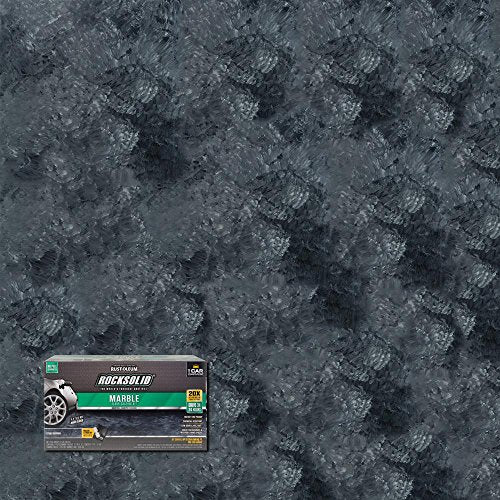 RockSolid Marble Floor Coating Kit, Stone Obsidian - color: Gray/Black