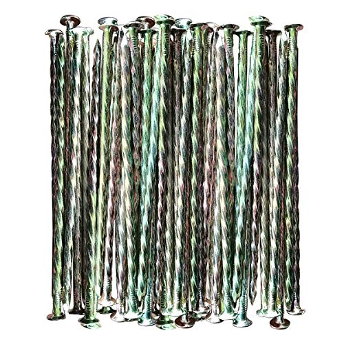 Artificial Turf Stakes, 35 Count 6-Inch,Galvanized Metal Landscape Spikes