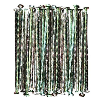 Artificial Turf Stakes, 35 Count 6-Inch,Galvanized Metal Landscape Spikes