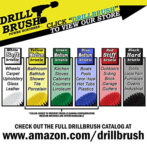 Drillbrush Blue - Boat Cleaning Drill Brush Attachment Set - Aluminum - color: Blue