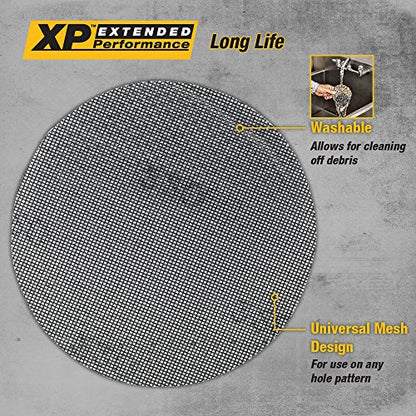 DEWALT DWAM4303 120 Grit Mesh Random Orbit Disks (5 Sheets), 5" - style: 120G, 5-Pack