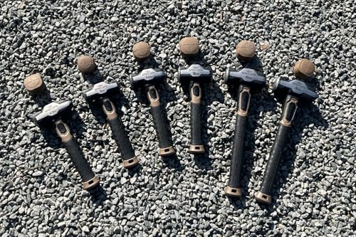 Spec Ops Tools Blacksmith Hammer for Striking, Demolition & Metalworking, Bi-Material Shock-Absorbing and Vibration Dampening Handle, 4 lbs - size: 4 lbs