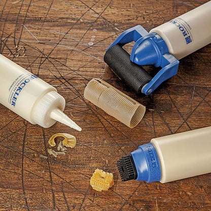 Rockler Wood Glue Applicator Set with Bottle, Brush & Glue Spout