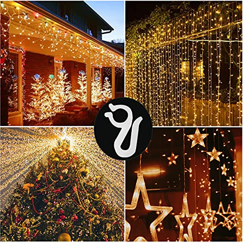 Christmas Light Clips for Outdoor, 200 Pack Mini Gutter & Shingle Clips