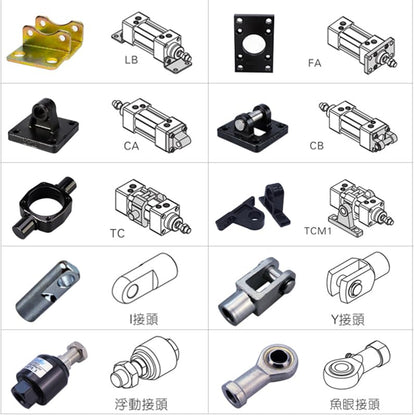Internal Thread to MAL Adapter for SC Cylinder I Series, Pneumatic Conversion Fitting (I-16) - color: I, size: 16