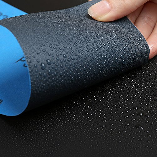 LotFancy 1200 Grit Sandpaper, 45PCS, 9 x 3.6 Dry Wet Sand Paper, Silicon Carbide Sanding Sheet for Metal Automotive Wood Furniture Sanding, Polishing, Finishing - size: 1200Grit
