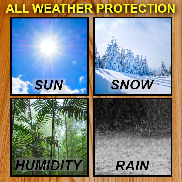 Wood Waterproofer Semi-Transparent. (1-Quart, Smoke) - Outdoor Wood Varnish with Advanced Weather Protection for Doors, Windows, Fences, Siding and More.