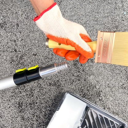 2 PCS 3" Stain Brushes + 7" Deck Stain Brush