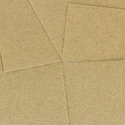 Dura-Gold Premium 1/4 Sheet Gold Sandpaper Sheets, 60 Grit (Box of 16) - size: 60-Grit