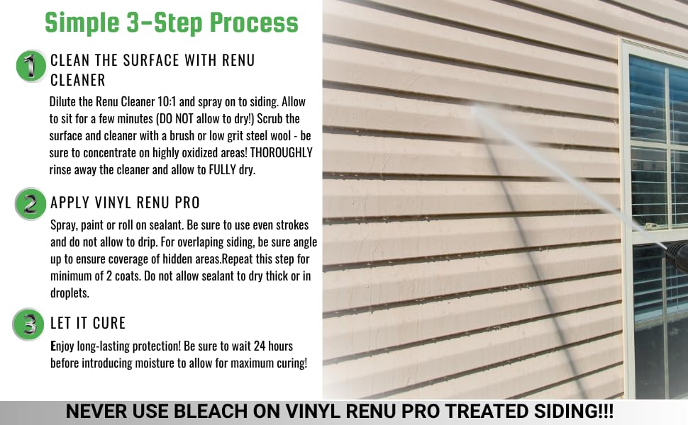 Vinyl Renu Premium Siding Restorer Revive all siding 5 Gallon Pro Pail - size: 640.1 Fl Oz (Pack of 1)