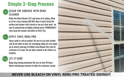 Vinyl Renu Premium Siding Restorer Revive all siding 5 Gallon Pro Pail - size: 640.1 Fl Oz (Pack of 1)