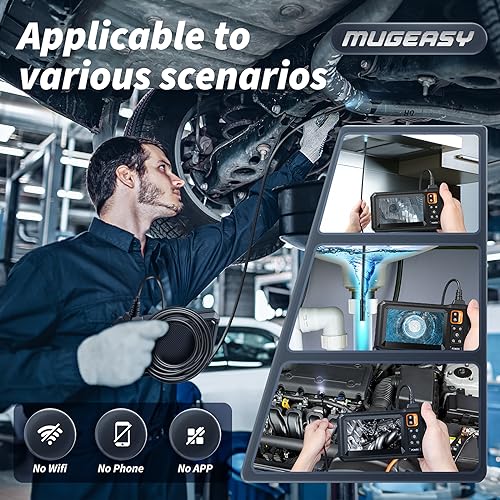 Endoscope Camera with Light, 1920P HD Borescope Tools(32.8FT) - size: 32.8FT
