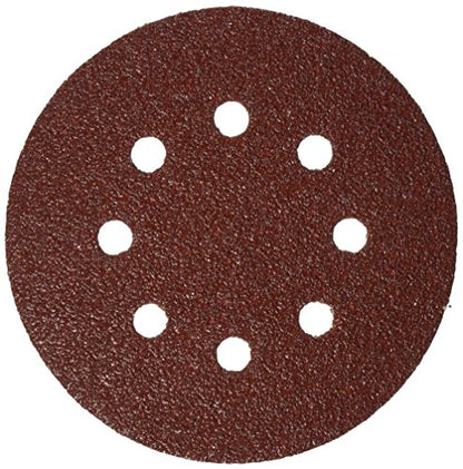 Bosch SR5R040 5-Piece 40 Grit 5 in. 8 Hole Hook-and-Loop Sanding Discs - size: One Size