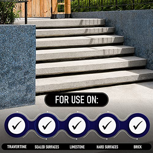SlipDoctor's GripX Non-Slip Coating and Sealant for Indoor and Outdoor Tiles, Concrete and Natural Stone - Clear Anti-Slip for Slip Resistant Flooring