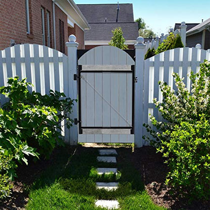 Adjust-A-Gate Steel Frame Gate Building Kit, 36"-60 Inch Wide Opening (2 Pack) - size: 36"-60" wide openings, 5'-6' high