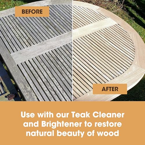 Furniture Clinic Teak Scrub, 100% Stainless Steel Scrubber to Refinish Wood