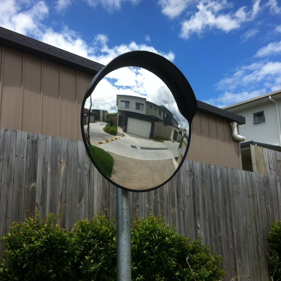 Angooni 16" Convex Driveway Mirror, Wide Angle View Blind Spot Mirror - size: 16inch