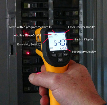 IDEAL INDUSTRIES INC. 61-847 Dual Laser Targeting Infrared Thermometer