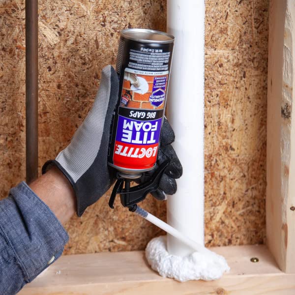 Loctite Tite Foam Big Gaps Spray Foam Sealant, 12 fl oz Can, 12 Pack - Polyurethane Expanding Insulation - size: 12 Pack