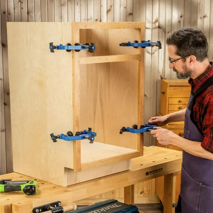 Rockler 3-Way Heavy-Duty Face Clamps for Woodworking w/Steel Clutch