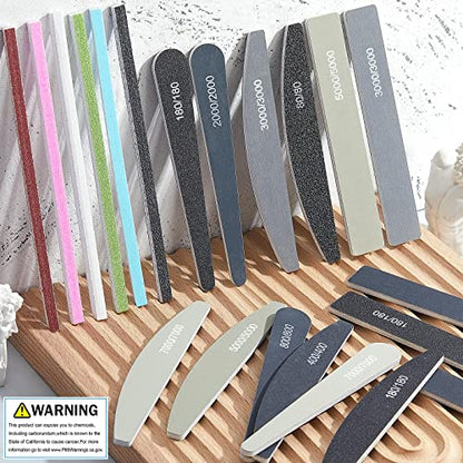 Honoson 60 Pcs Sanding Sticks for Plastic Models and Sanding Twigs, Style 1 - style: Style 1