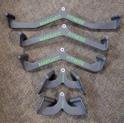 Ergonomic LAT Pull Down Bars, Back and Triceps Strength Training Equipment, LAT Pulldown Attachments, Cable Attachments for Home Gym - color: BT010