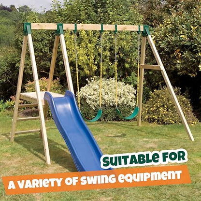 Dunzy Heavy Duty Swings Sets Bracket Kit for Playground Porch Yard, 660 lb