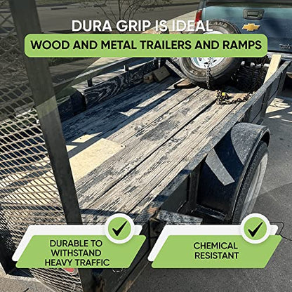Dura Grip Amber Clear Anti-Slip Paint for Concrete, Wood, Tile and Metal – Non-Skid Coating for Floor, Decking and Ramps – Non-Slip Epoxy Paint (Quart)