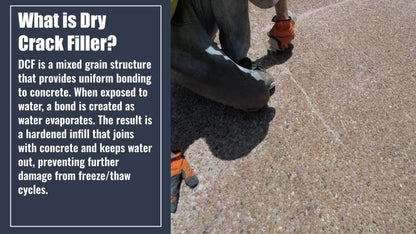 ConSandtrate Concrete Crack Filler - 2 LB (Single Bottle) for Filling in Concrete Cracks on driveways, walkways and patios (Gray) - color: Gray