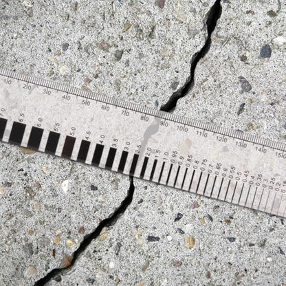 Concrete Crack Width Gauge, Standard Crack Gauge Width Ruler Width Crack Gauge