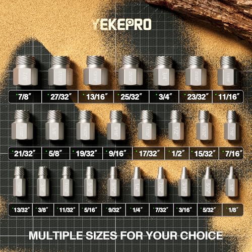 25Pcs Screw Extractor Set, Multi-Spline Easy Out Bolt Extractor Set - size: 25 Pieces